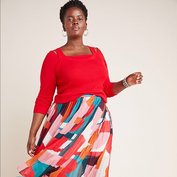 Anthropologie Tops - Anthropologie Lightweight Sweater Top NWT SZ 2X